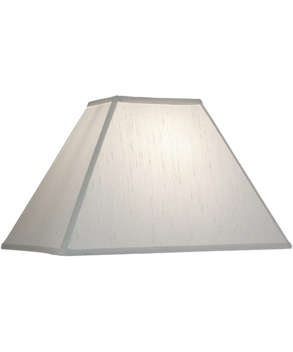 (4x6) (10x16) x 11 Global White Tapered Rectangle Hardback Lampshade