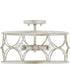 Ricci 4-Light Dual-Mount Semi-Flush/Pendant Mount In Winter White