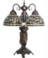23" High Tiffany Turning Leaf Table Lamp