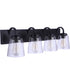 Elsa 4-Light Vanity Flat Black