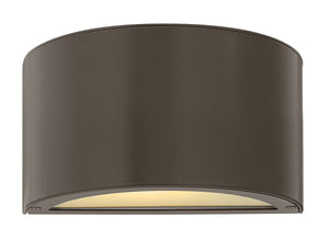 5"H Luna 1-Light Small Outdoor Wall Light in Bronze