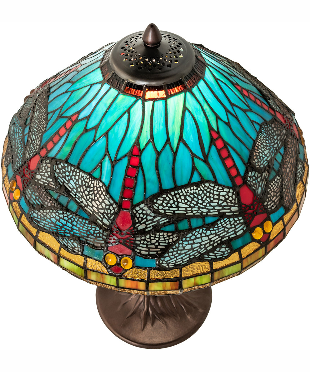 23" High Tiffany Dragonfly Table Lamp