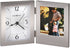 5"H Envision Tabletop Clock Brushed Aluminum