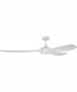 72" Envy 1-Light Indoor/Outdoor Ceiling Fan White
