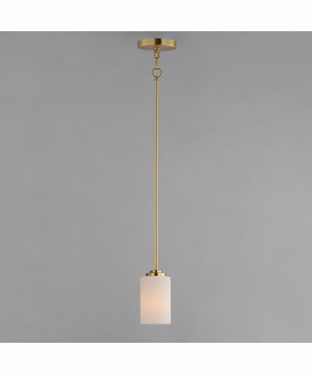 Deven 1-Light Mini Pendant Satin Brass