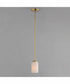 Deven 1-Light Mini Pendant Satin Brass