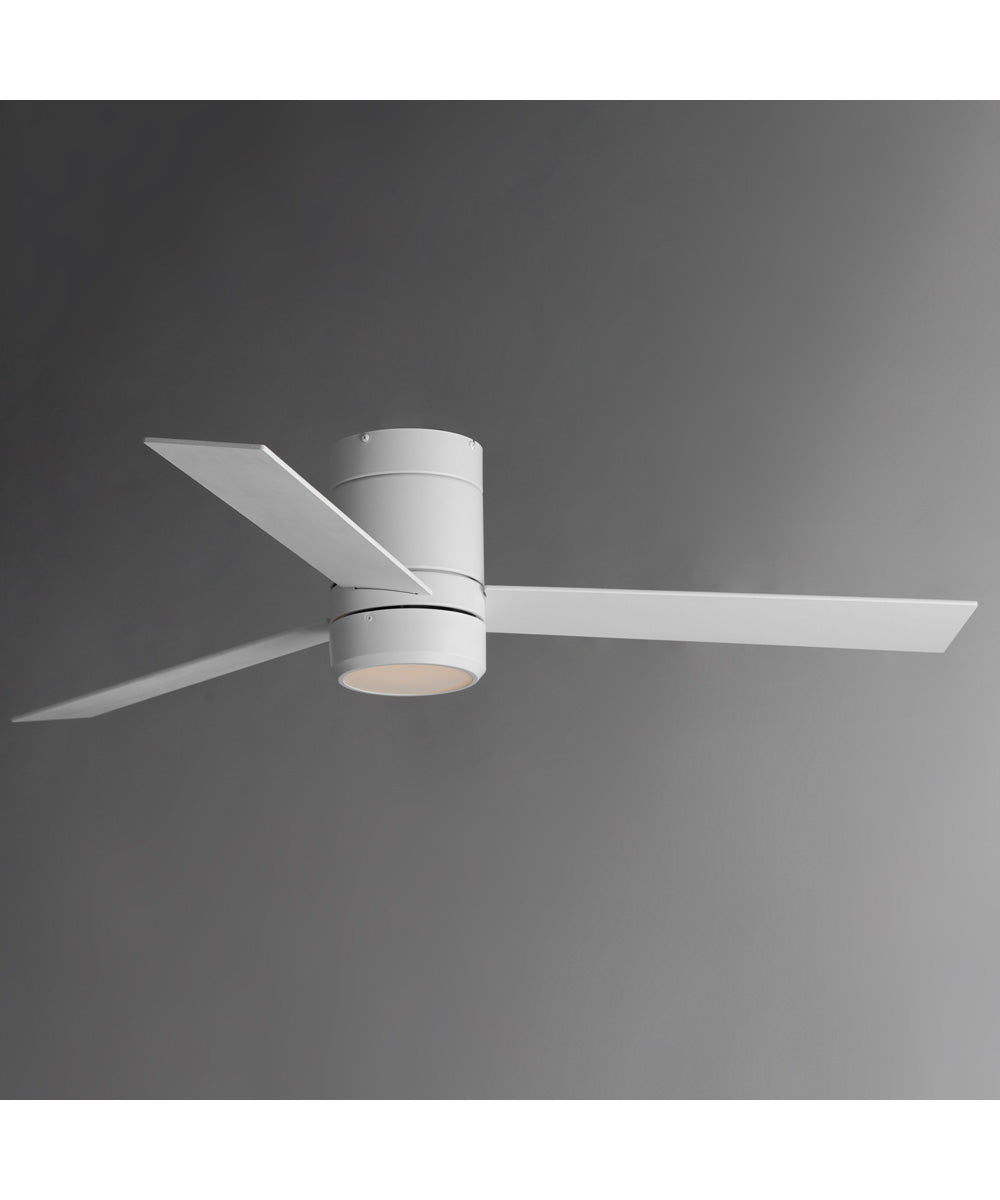 Tanker 52 inch 3-Blade Hugger Fan w LED Light Kit Matte White