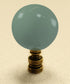 Ceramic 40mm Sage Green Ball Antique Base Lamp Finial 2.25"h