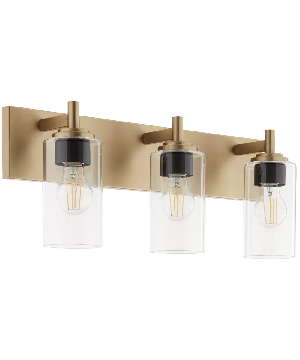 Fallstaff 3-light Bath Vanity Light Aged Brass