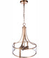 Elliot 5-Light Pendant Satin Brass