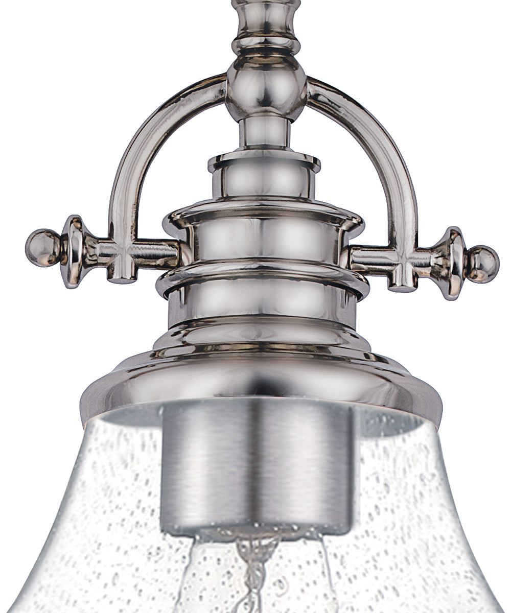 Grant 1-light Semi Flush Mount Brushed Nickel