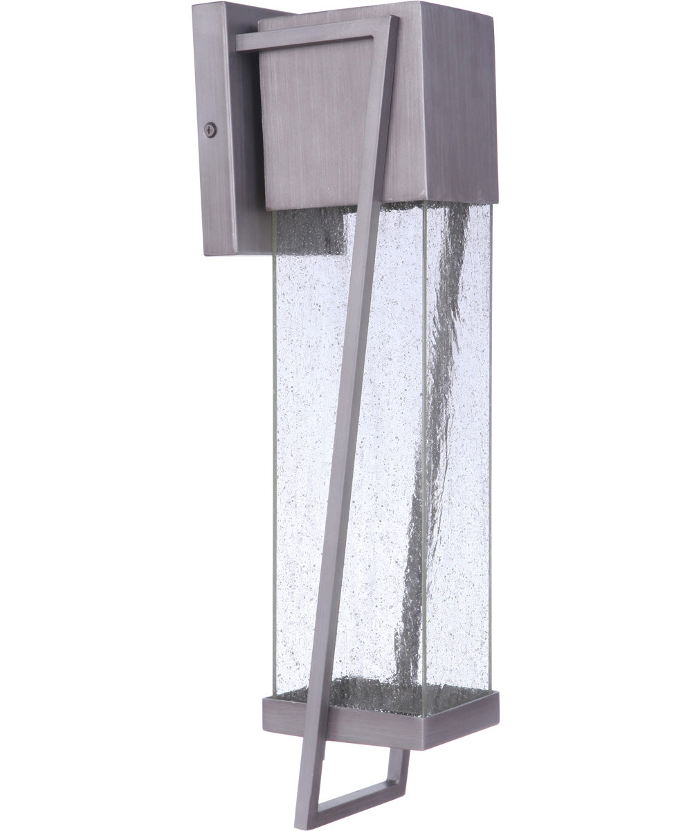 Bryce 1-Light Outdoor Lantern Brushed Titanium