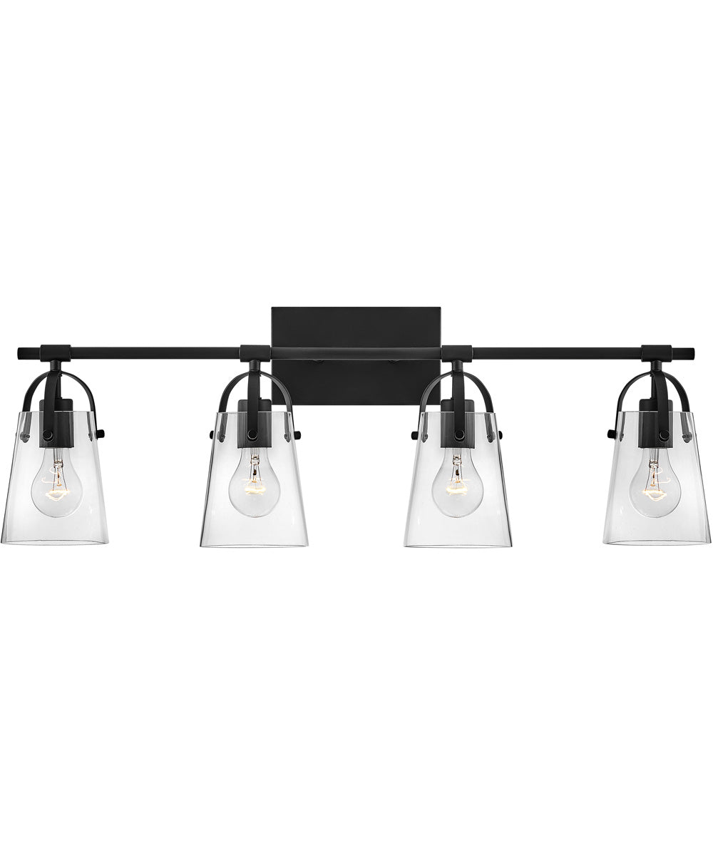 Foster 4-Light Vanity in Black