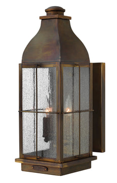 21"H Bingham 3-Light LED Large Outdoor Wall Light in Sienna