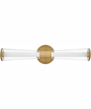 Elin LED-Light Medium LED Vanity in Lacquered Brass
