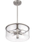 Hailie 4-Light Pendant Satin Nickel