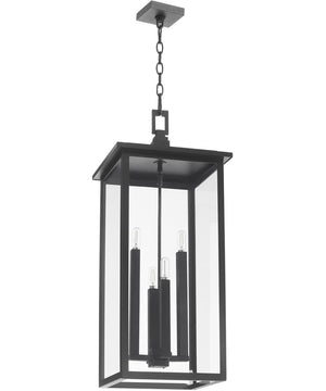 Westerly 4-light Pendant Textured Black