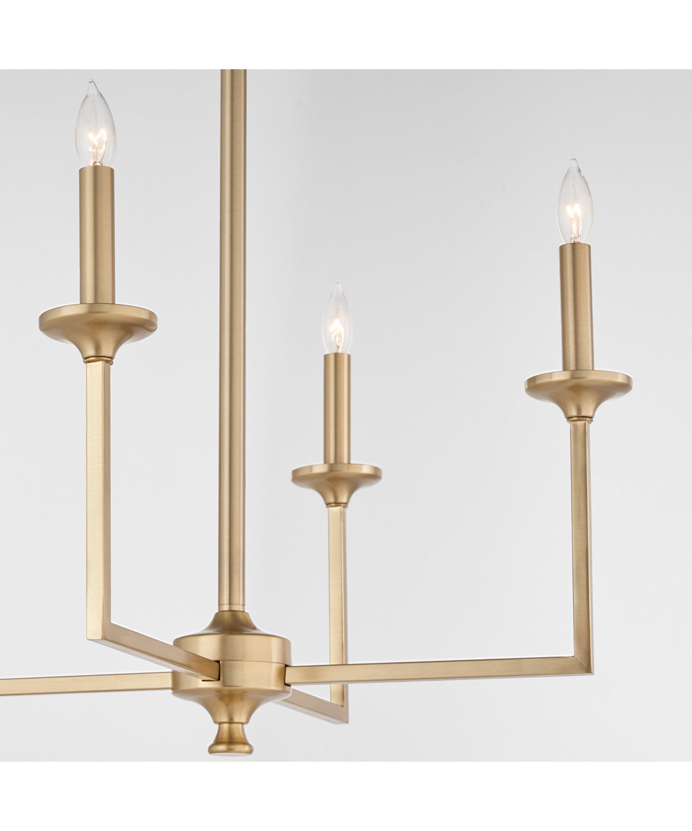 Eldorado 4-light Chandelier Aged Brass