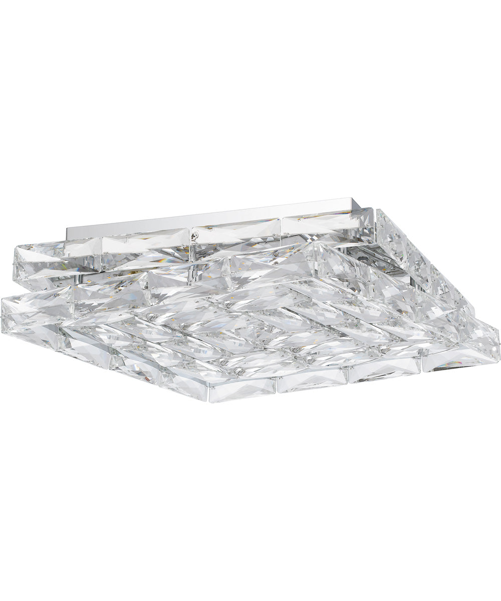 Milania Large Flush Mount Polished Chrome