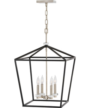 Stinson 4-Light Large Open Frame in Black