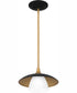 Fayette 1-light Mini Pendant Earth Black