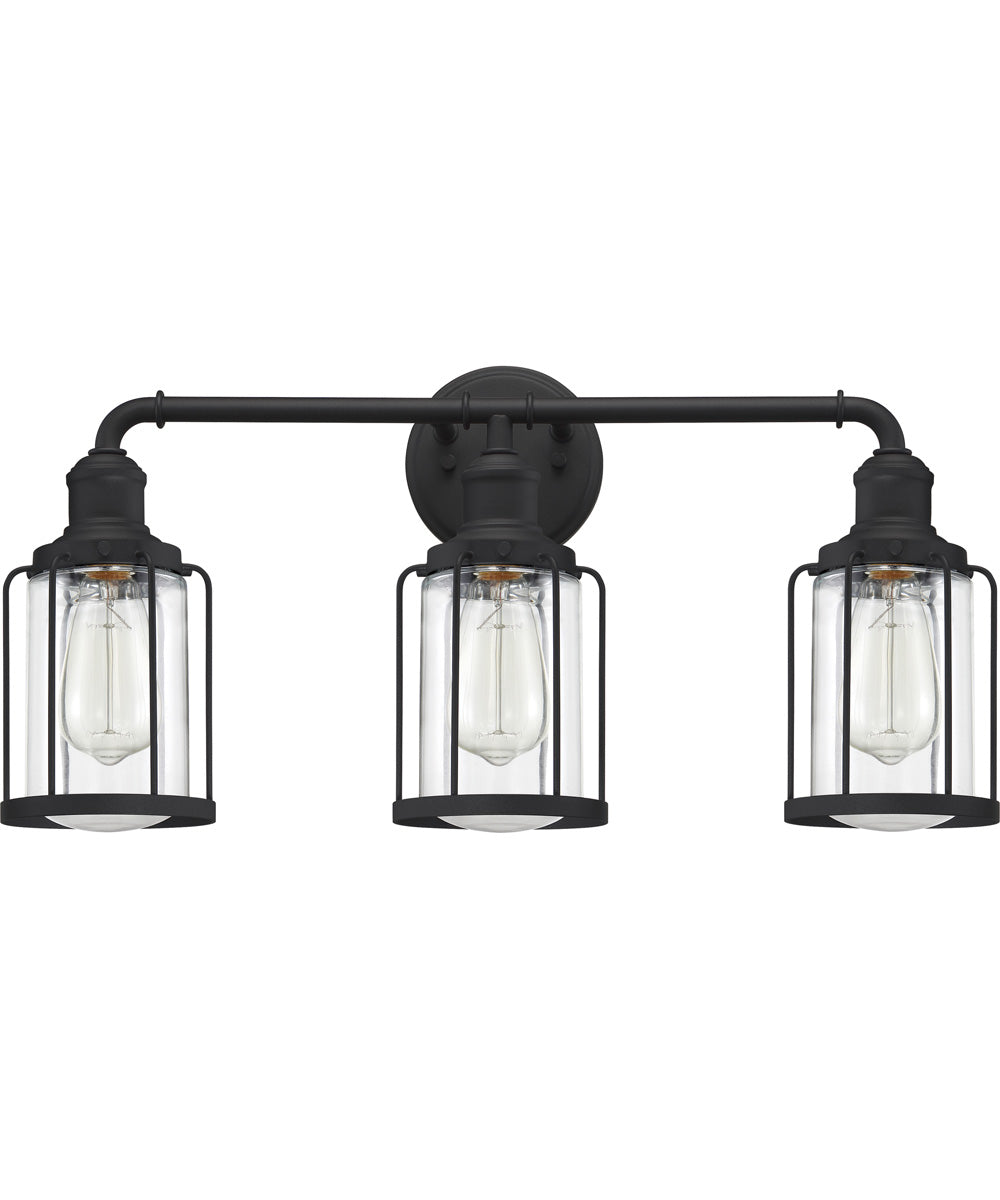 Ludlow Large 3-light Bath Light Earth Black