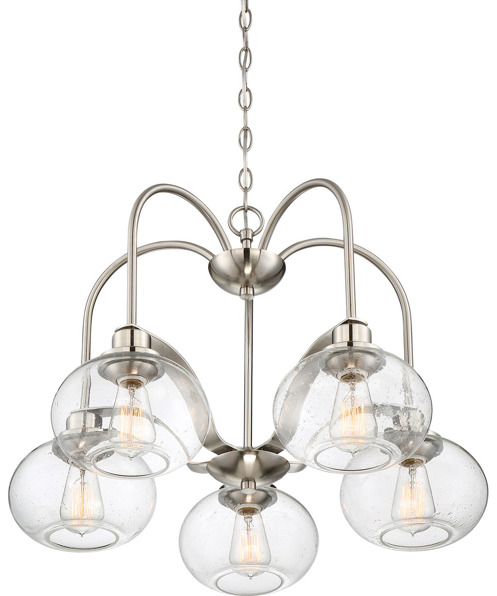 Trilogy 5-light Chandelier Brushed Nickel