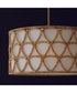 Tulum 4-Light Pendant Matte Brass