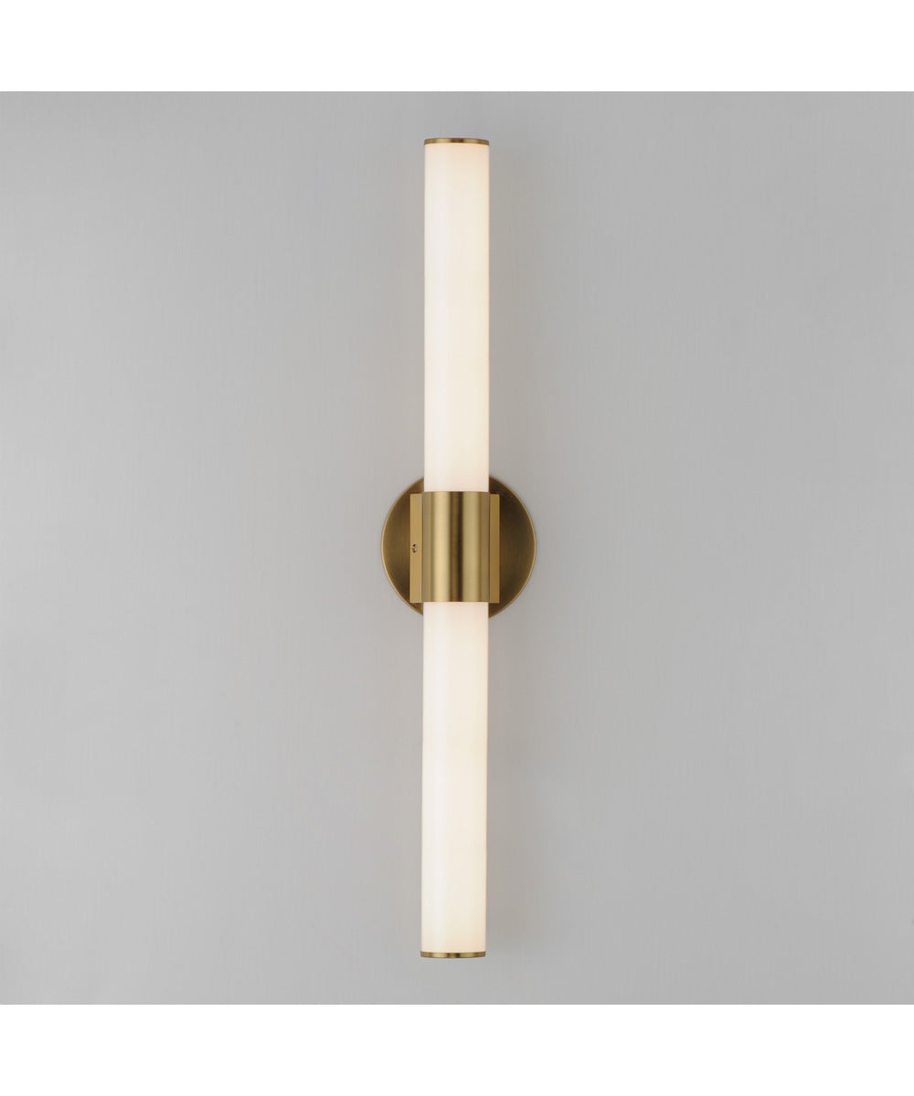 Tubo 30 inch LED Bath Vanity Natural Aged Brass