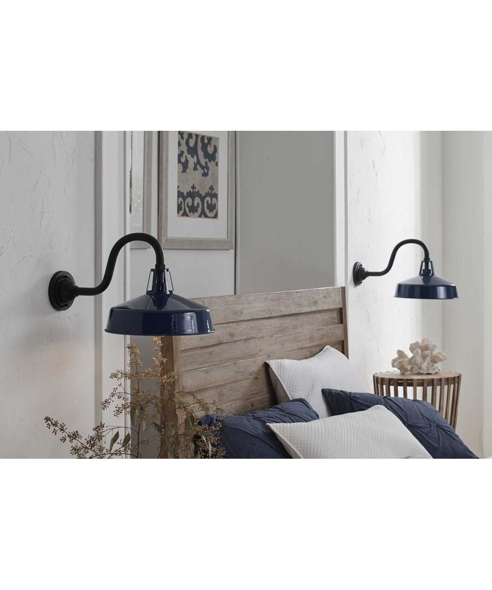 Cedar Springs 1-Light Extra Large Wall Lantern Navy