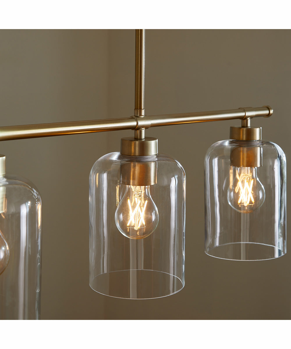 Tribute 4-light Chandelier Aged Brass