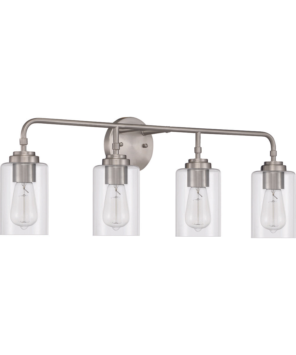 Stowe 4-Light Vanity Brushed Polished Nickel