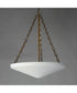 Artemis 6-Light Pendant Natural Aged Brass