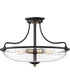 Griffin Extra Large 4-light Semi Flush Mount Palladian Bronze