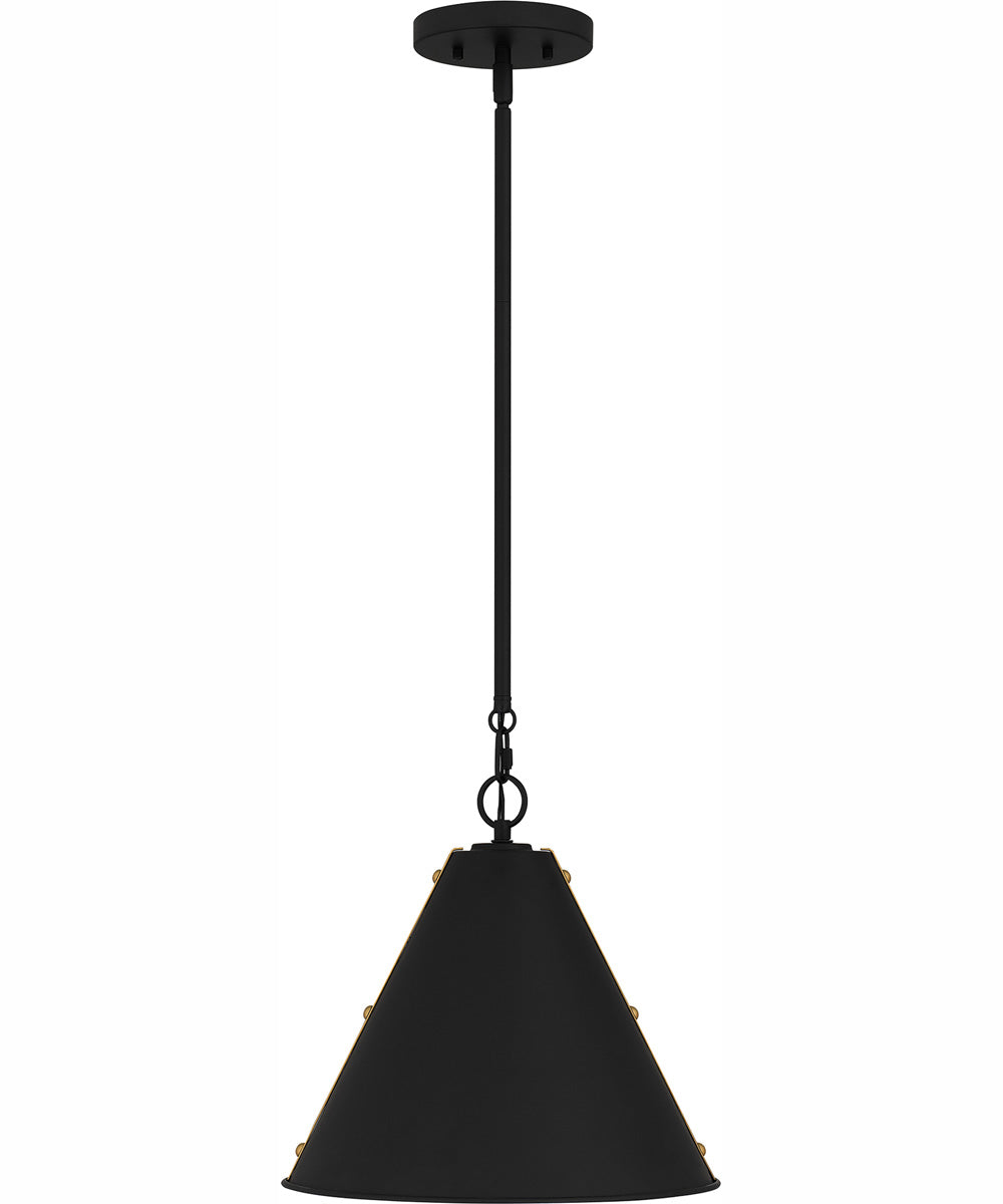 Quoizel Piccolo Pendant 1-light Mini Pendant Matte Black