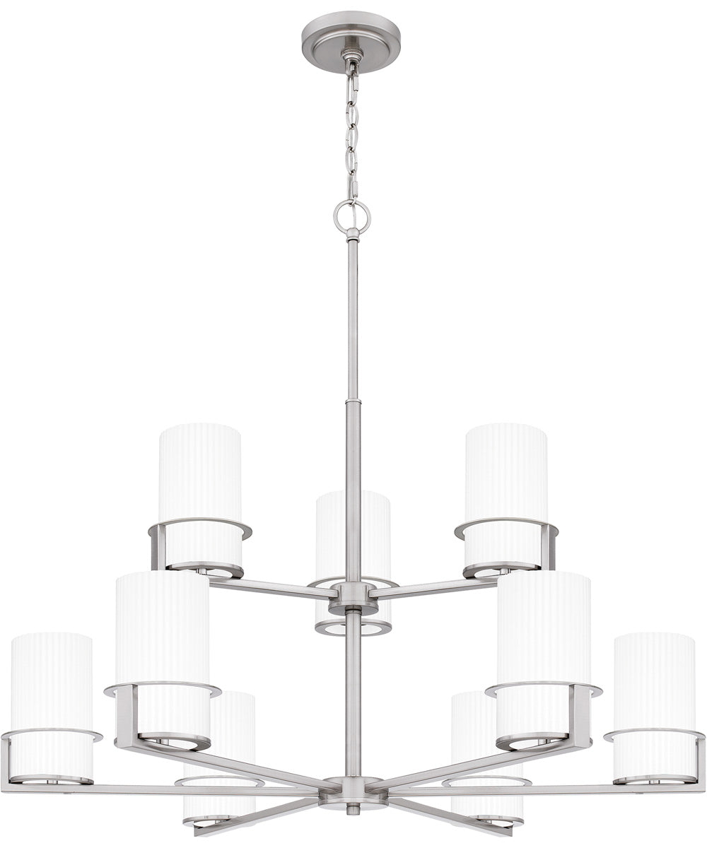 Seymour 9-light Chandelier Brushed Nickel
