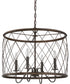 Dury 4-light Pendant Palladian Bronze
