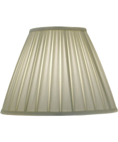 8x17x13 Ivory Shadow Box Pleat Empire Softback Lampshade