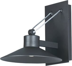 10"H Civic LED 1-Light Medium Outdoor Wall Lantern Architectural Bronze