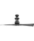 Spades 56" Two Blade Ceiling Fan Graphite