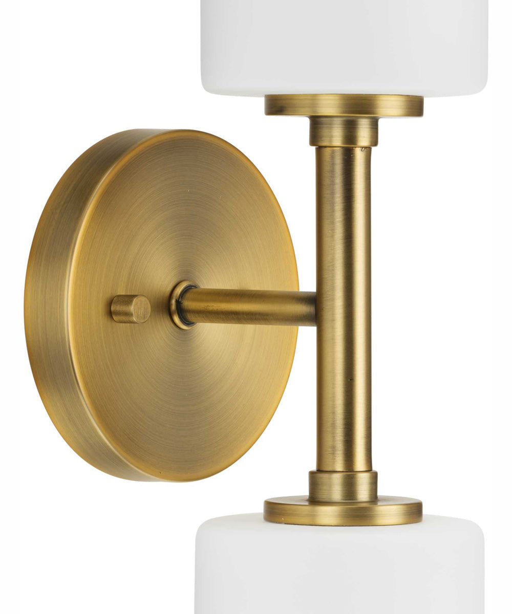 Cofield 2-Light Transitional Wall Bracket Vintage Brass