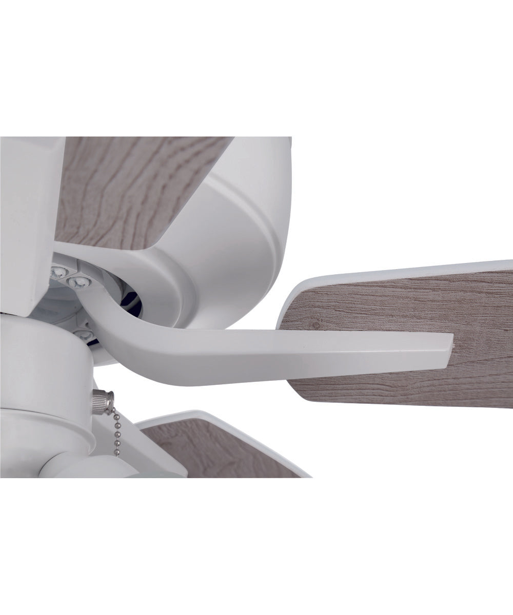52" Pro Plus 114 White 4-Light Ceiling Fan White