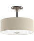 Inspire 2-Light 13" Semi-Flush Brushed Nickel