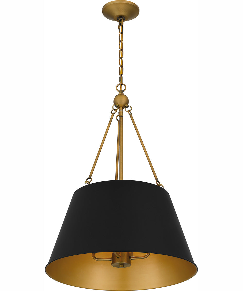 Quoizel Pendant Large 4-light Pendant Matte Black
