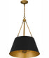 Quoizel Pendant Large 4-light Pendant Matte Black
