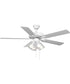 AirPro 52 in. 5-Blade Transitional Ceiling Fan with Light White