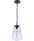 Laclede 1-Light Outdoor Pendant Midnight