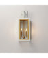 Neoclass 2-Light Outdoor Sconce White/Gold