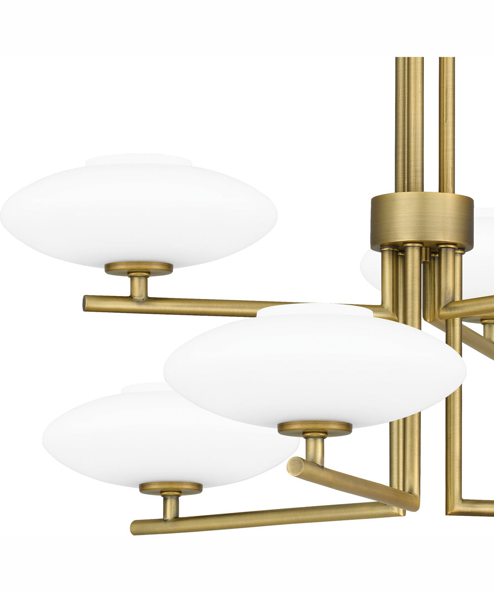 Quoizel Chandelier 6-light Chandelier Aged Brass