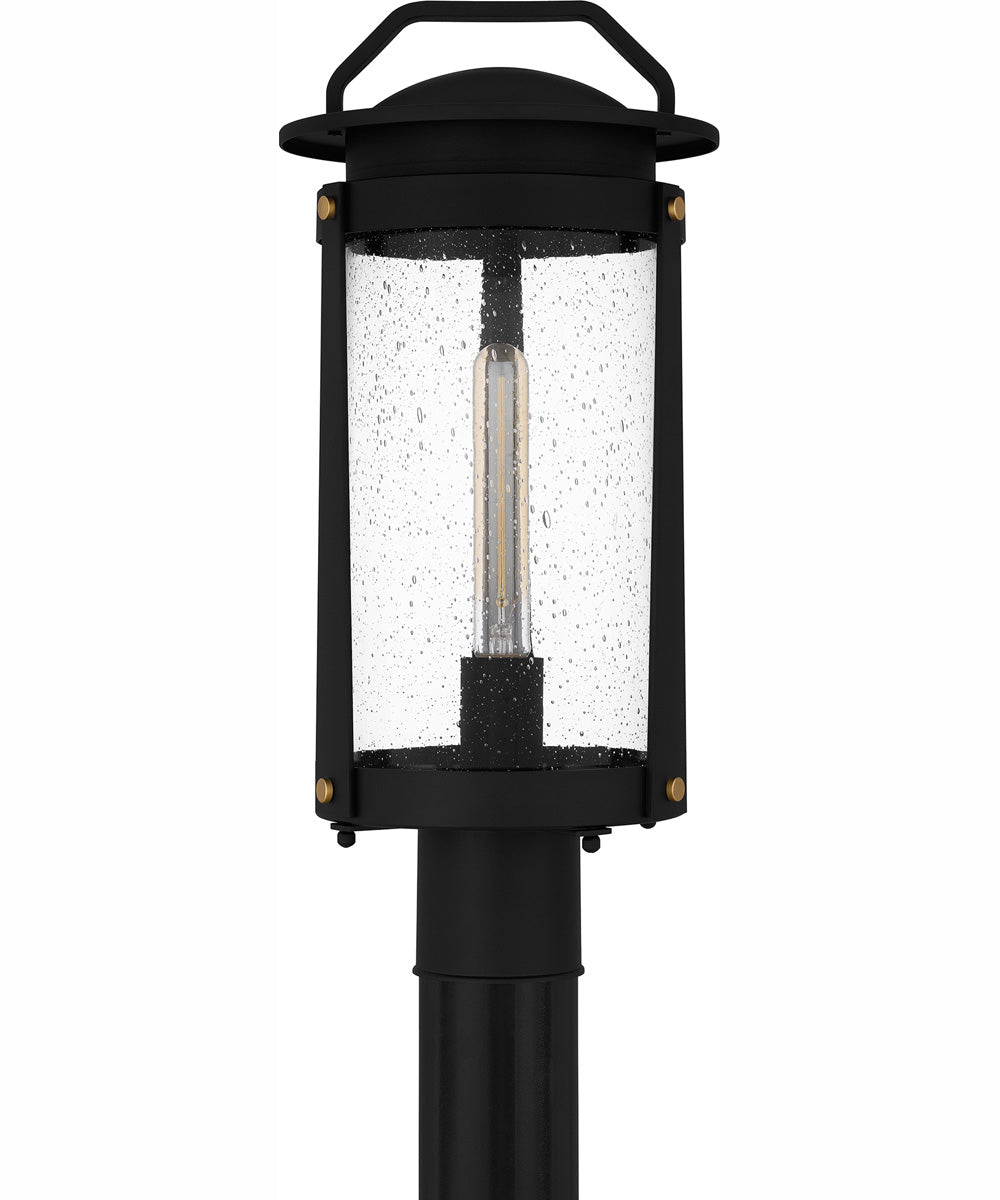Clifton Large 1-light Outdoor Post Light  Coastal Armour Aluminum Earth Black